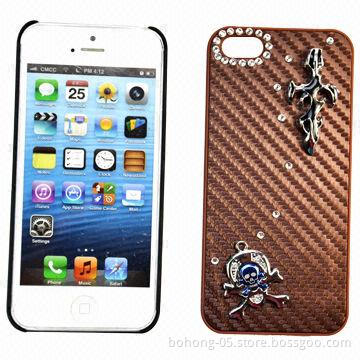 Phone Cover for iPhone 5S, Carbon Fiber and Metal, Various Colors are Available